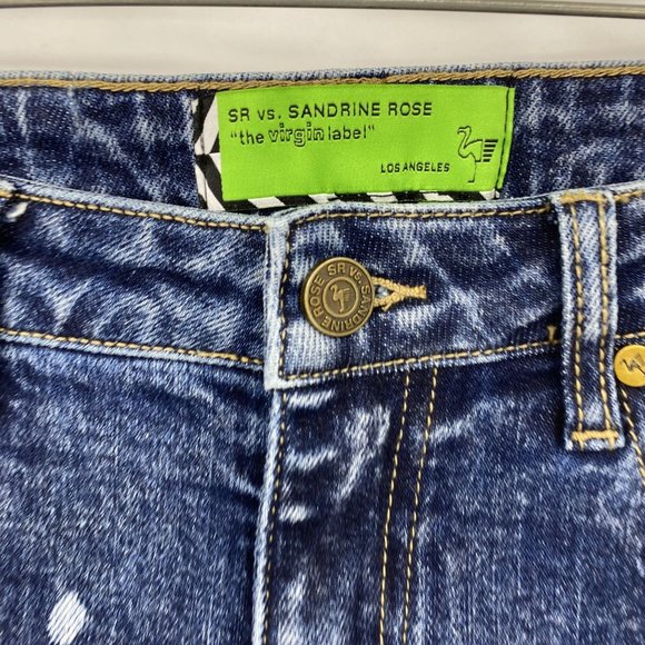 SR VS Sandrine Rose Bleached Jeans 27 - Picture 3 of 10